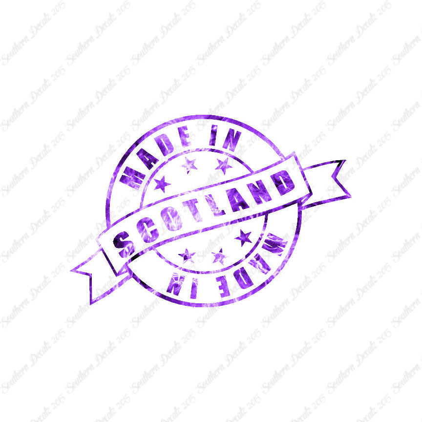Made In Scotland Stamp Logo