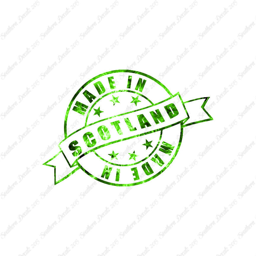 Made In Scotland Stamp Logo