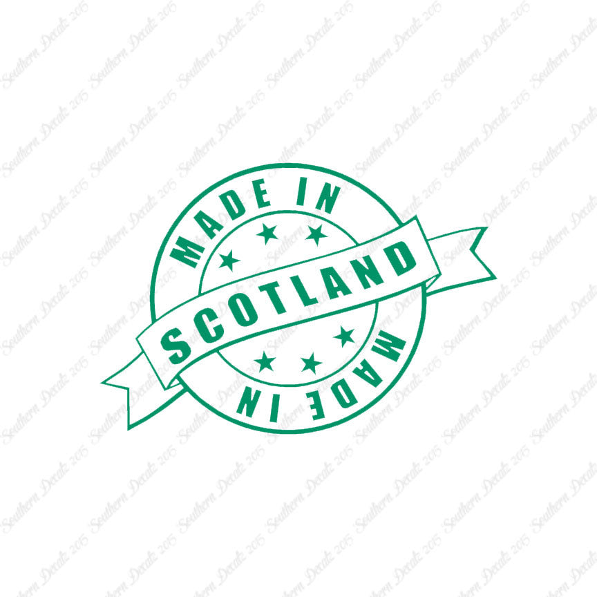 Made In Scotland Stamp Logo