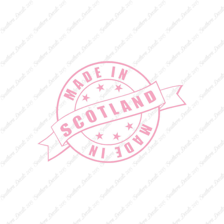 Made In Scotland Stamp Logo