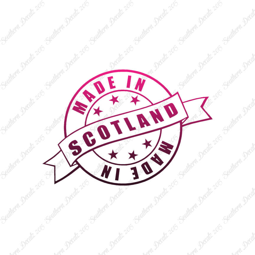 Made In Scotland Stamp Logo