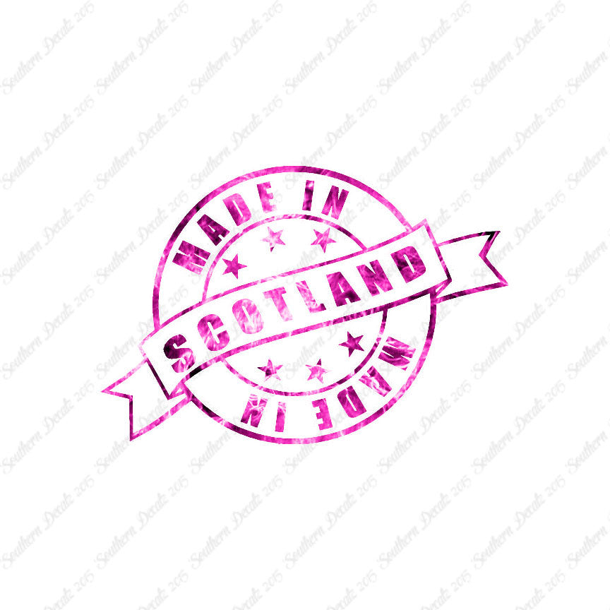 Made In Scotland Stamp Logo