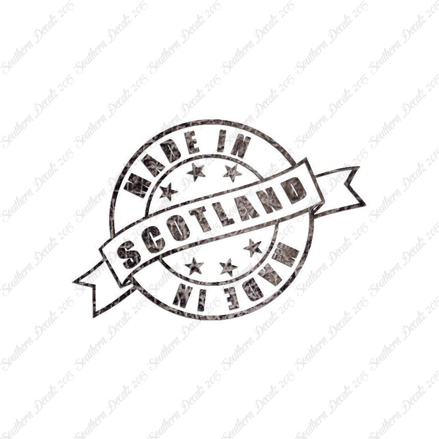 Made In Scotland Stamp Logo