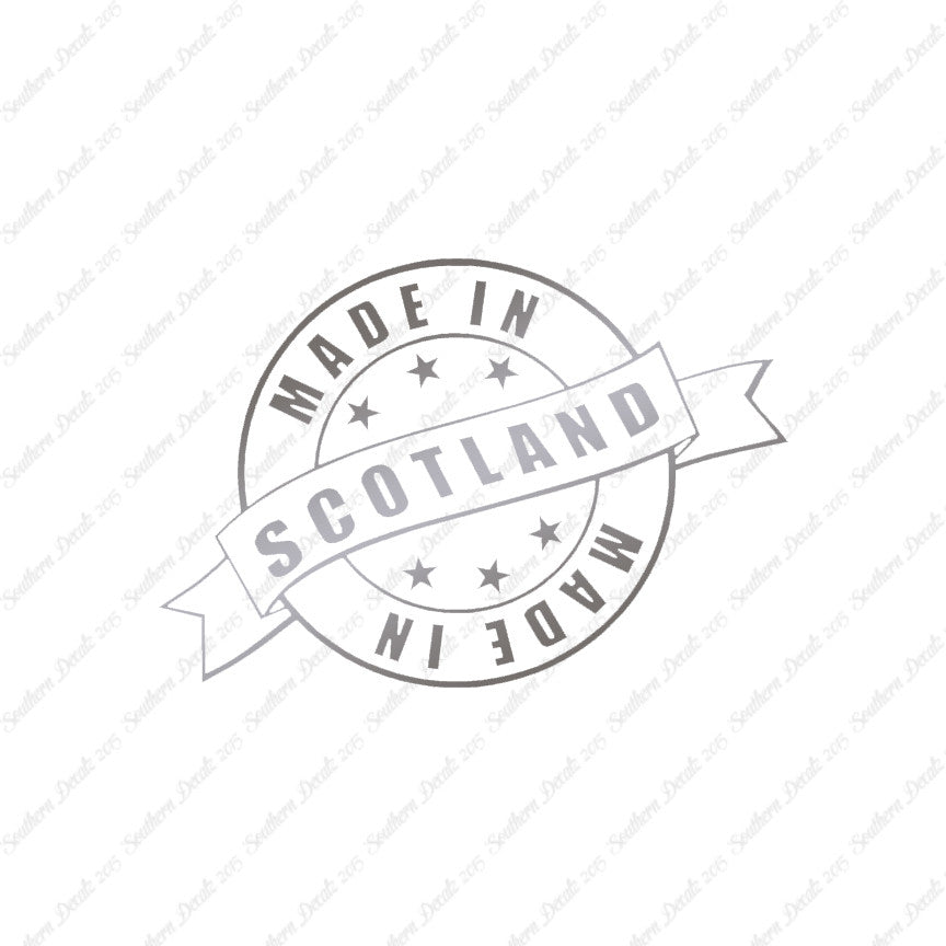 Made In Scotland Stamp Logo