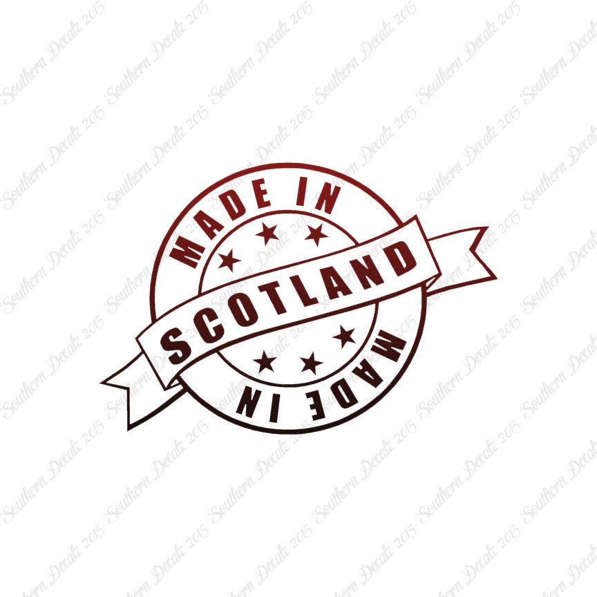 Made In Scotland Stamp Logo