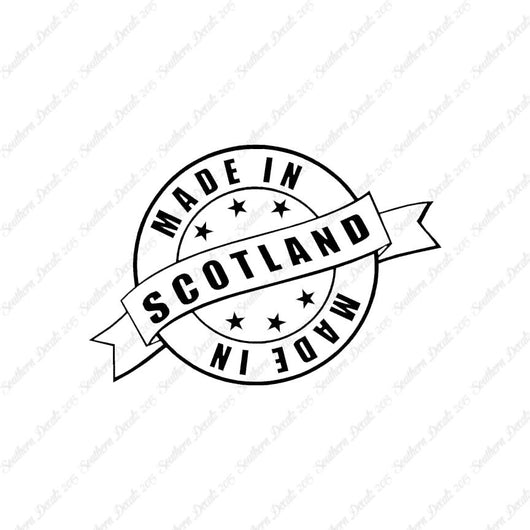 Made In Scotland Stamp Logo