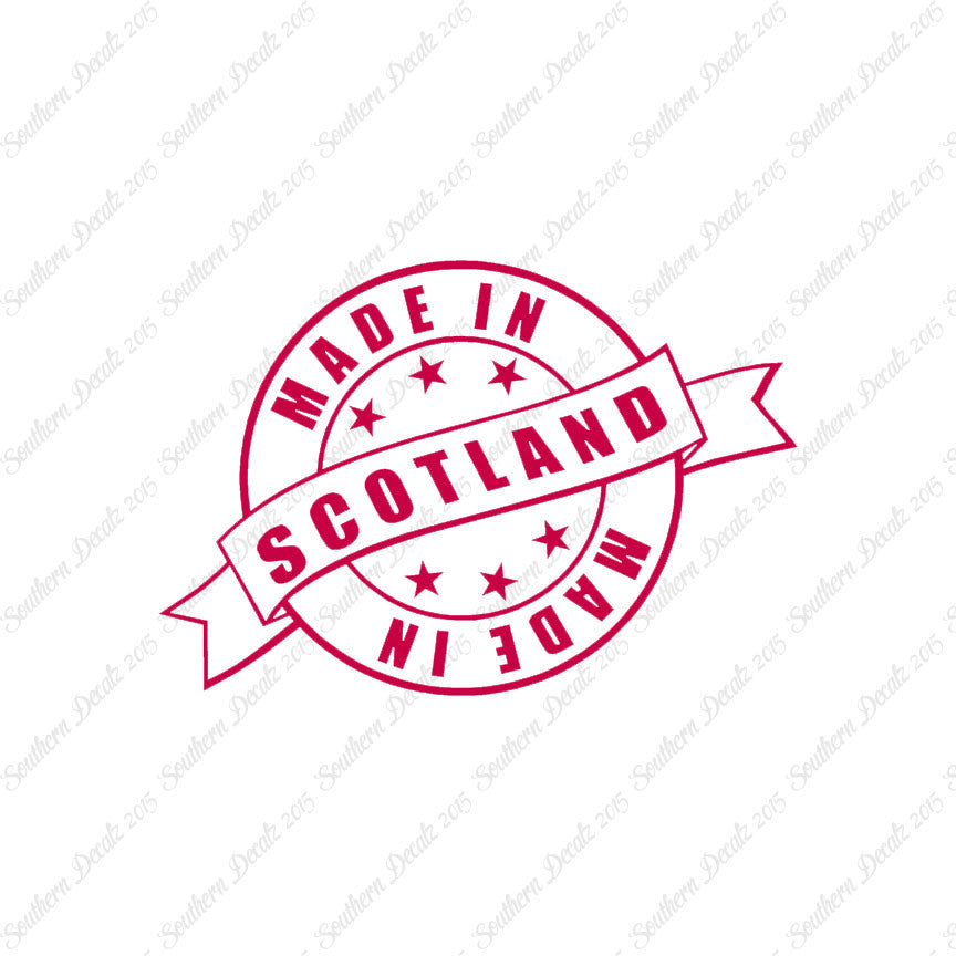 Made In Scotland Stamp Logo