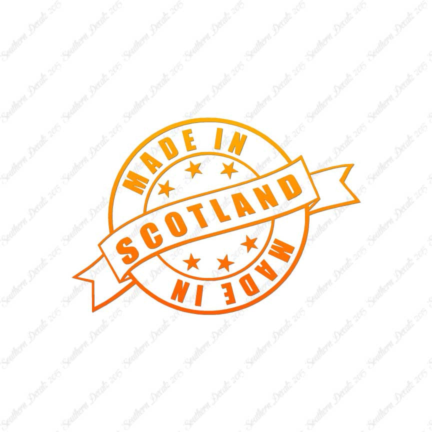 Made In Scotland Stamp Logo