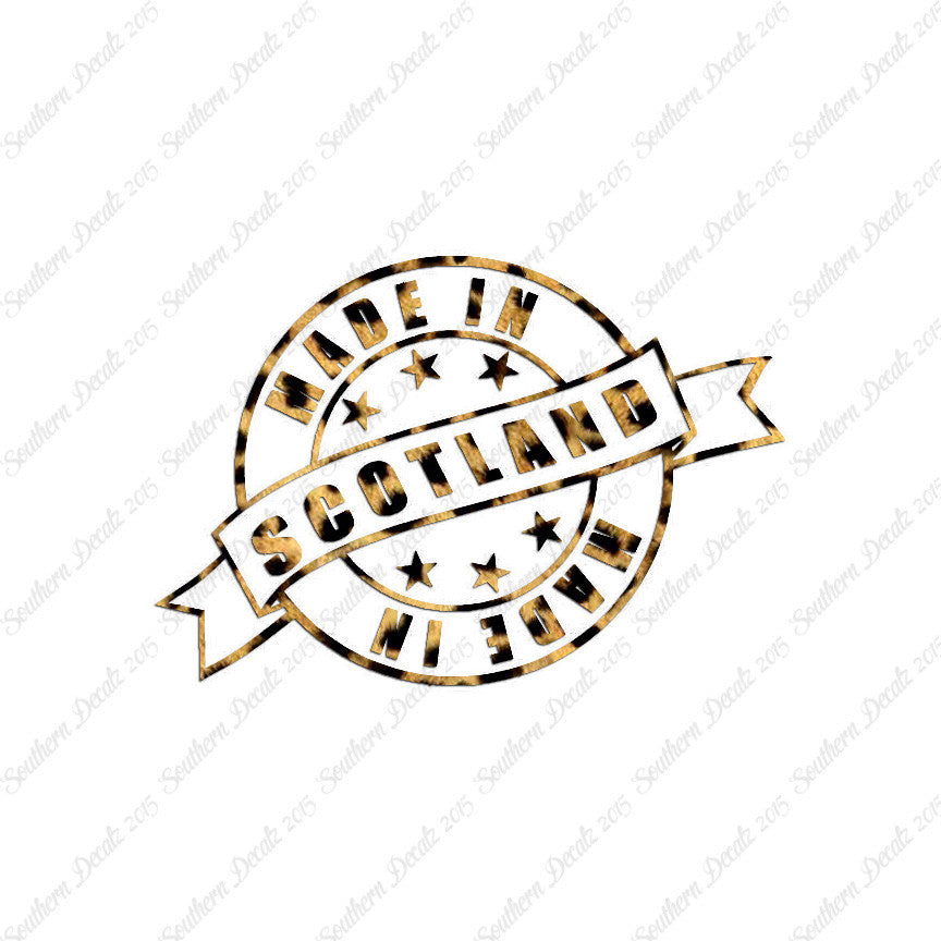 Made In Scotland Stamp Logo