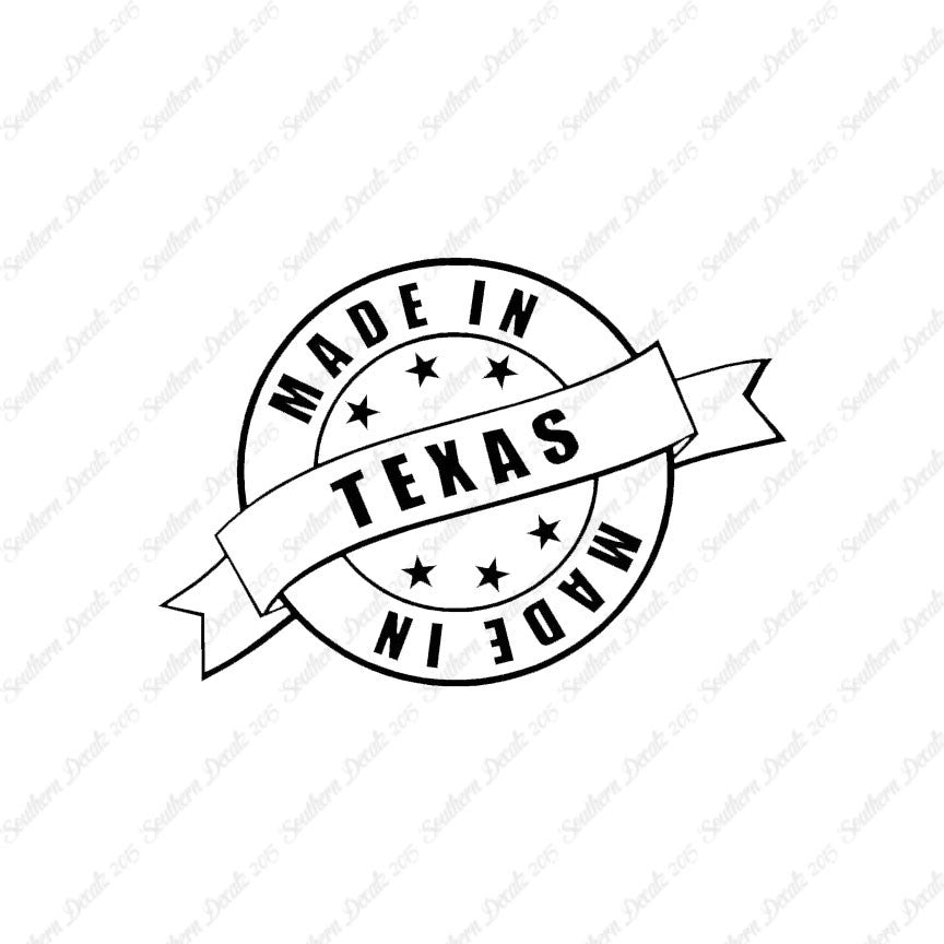 Made In Texas Stamp Logo
