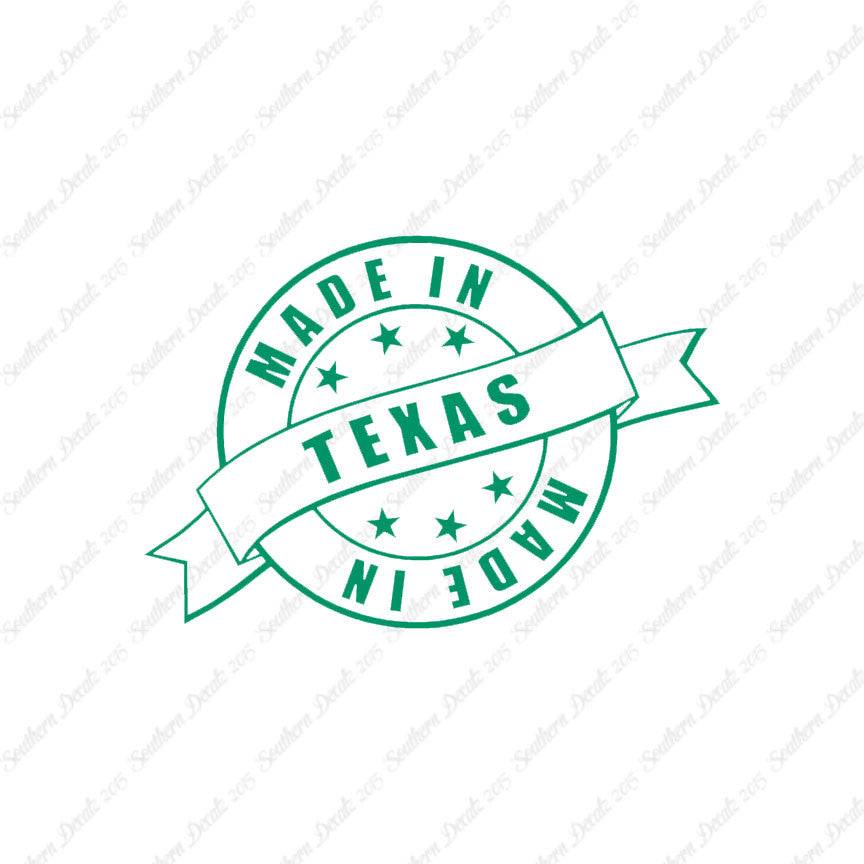 Made In Texas Stamp Logo