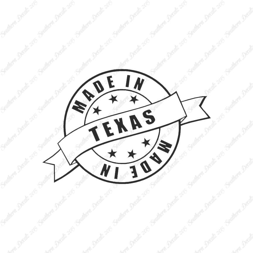 Made In Texas Stamp Logo
