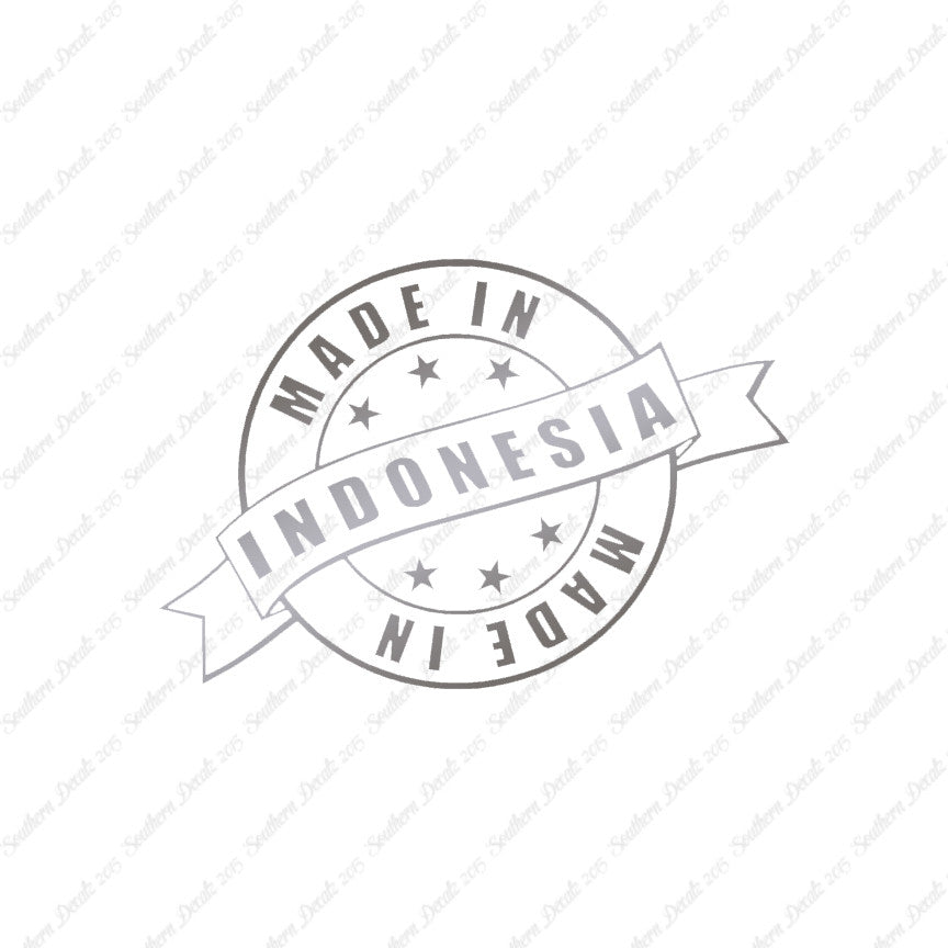 Made In Indonesia Stamp Logo