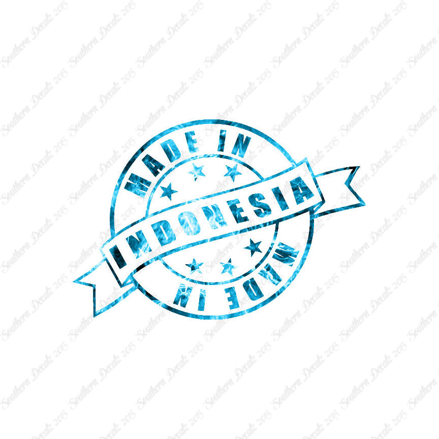 Made In Indonesia Stamp Logo