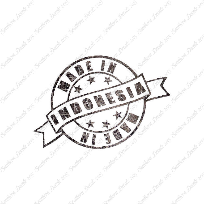 Made In Indonesia Stamp Logo