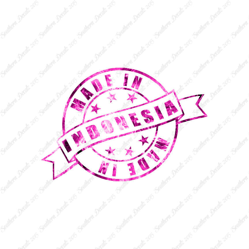 Made In Indonesia Stamp Logo
