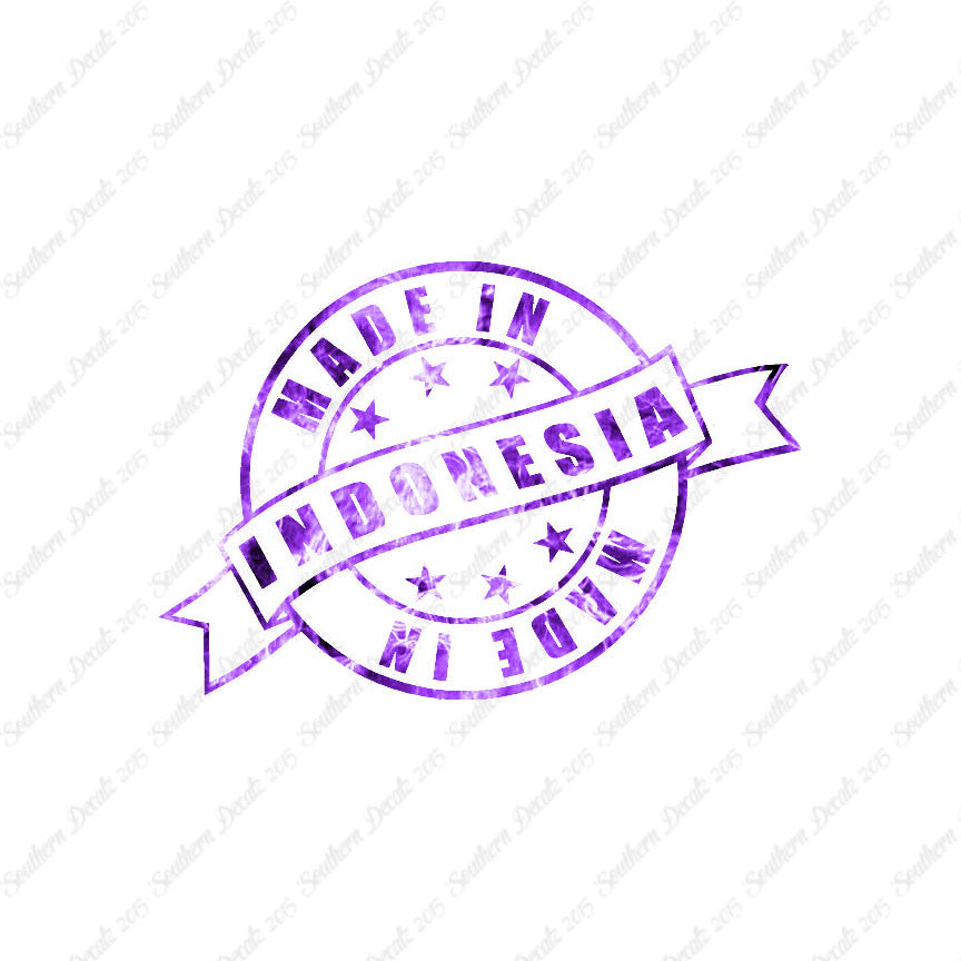 Made In Indonesia Stamp Logo