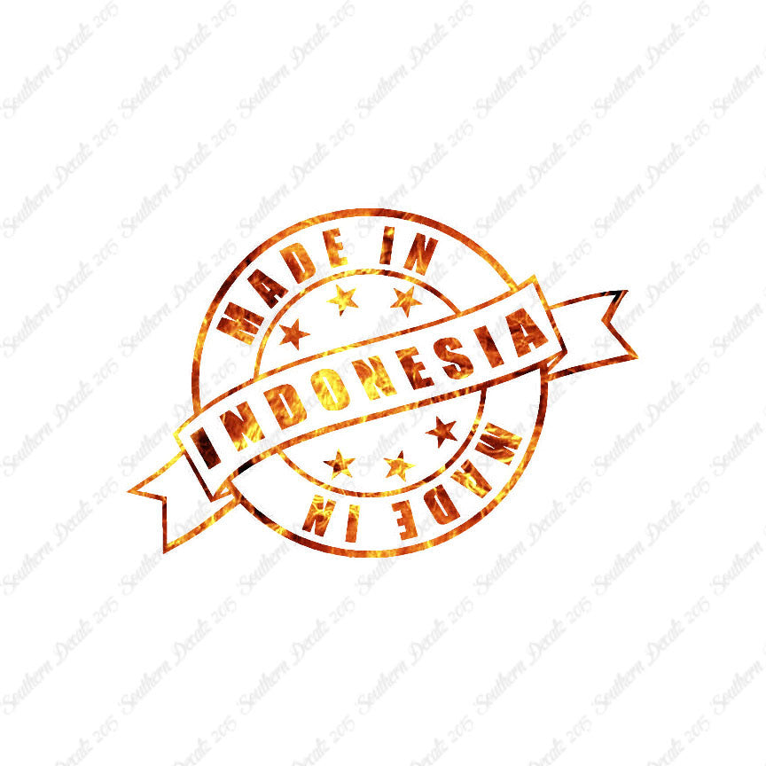 Made In Indonesia Stamp Logo