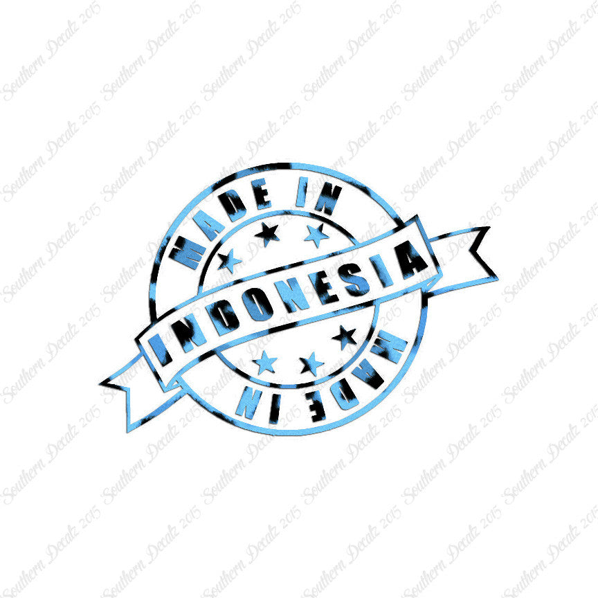 Made In Indonesia Stamp Logo