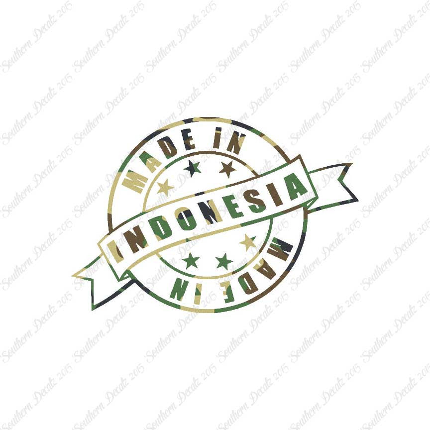 Made In Indonesia Stamp Logo