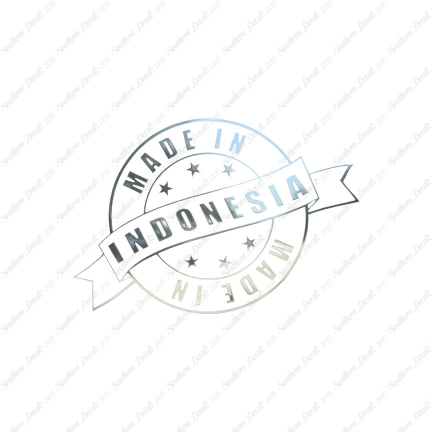 Made In Indonesia Stamp Logo
