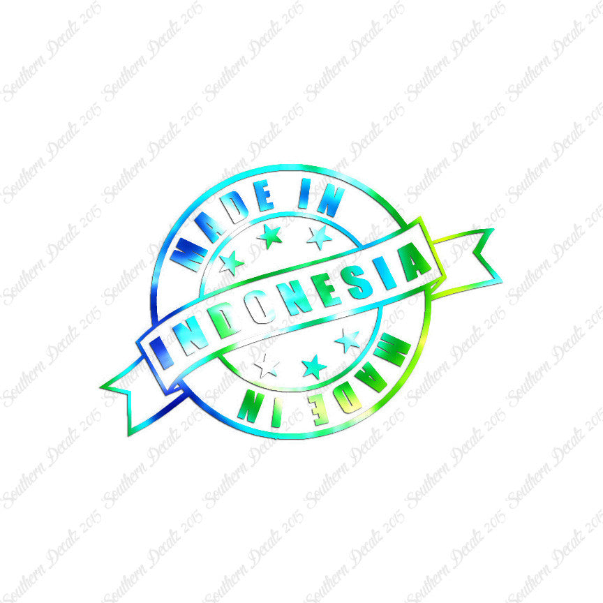 Made In Indonesia Stamp Logo