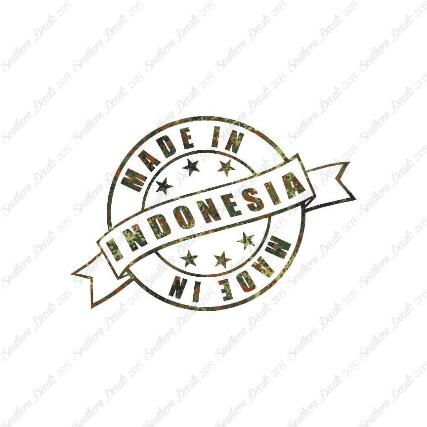 Made In Indonesia Stamp Logo