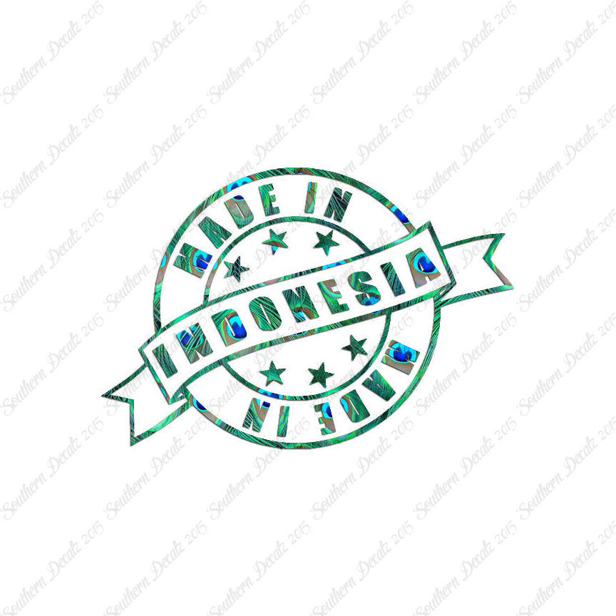 Made In Indonesia Stamp Logo