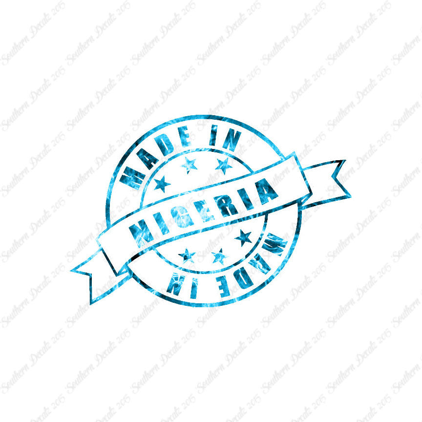 Made In Nigeria Stamp Logo
