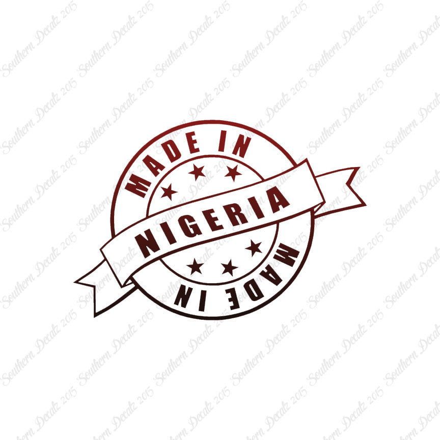 Made In Nigeria Stamp Logo