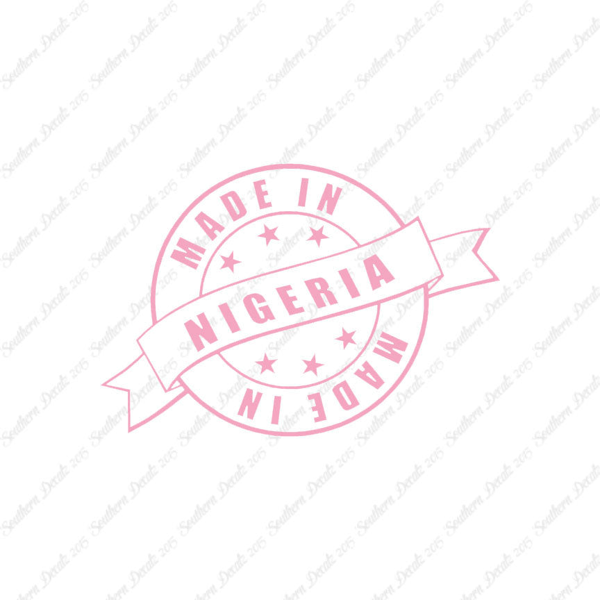 Made In Nigeria Stamp Logo