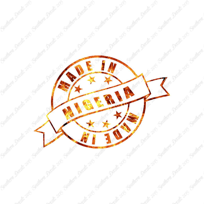 Made In Nigeria Stamp Logo