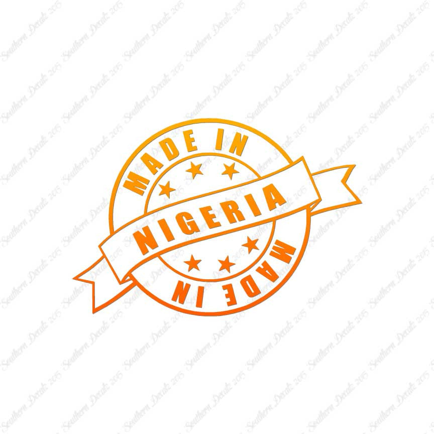 Made In Nigeria Stamp Logo