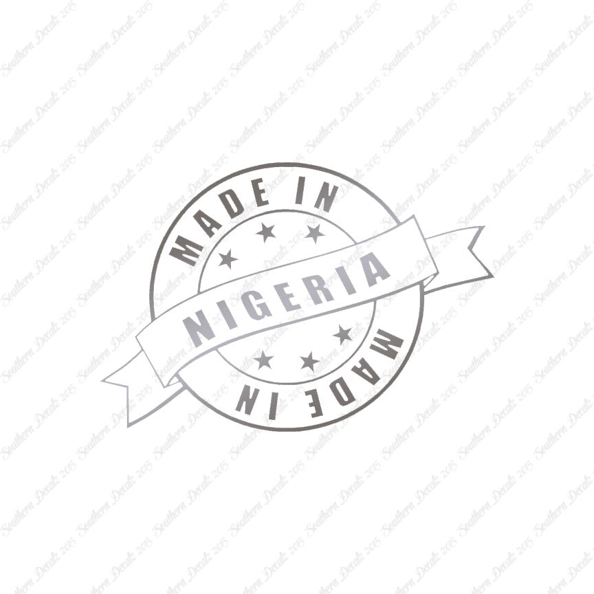 Made In Nigeria Stamp Logo