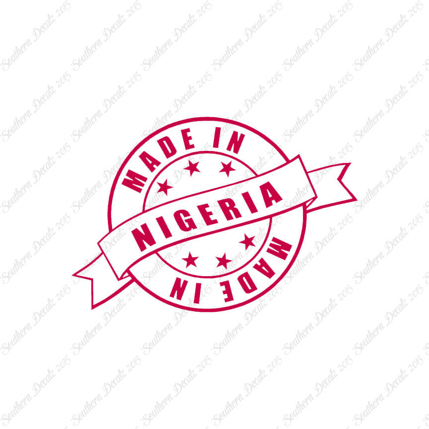 Made In Nigeria Stamp Logo