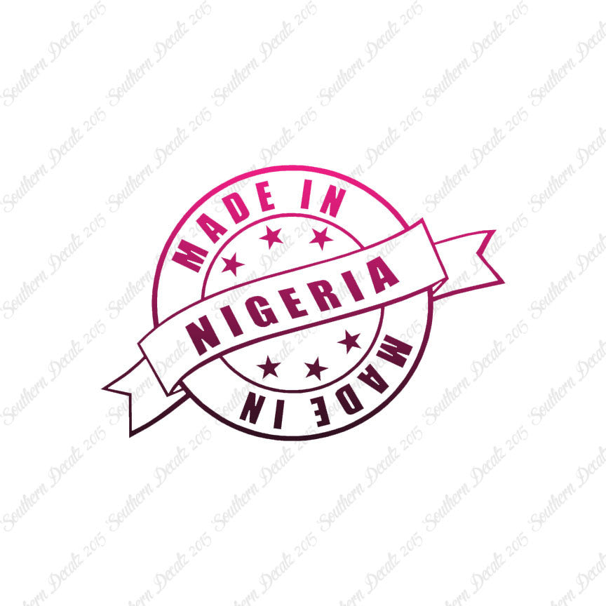 Made In Nigeria Stamp Logo