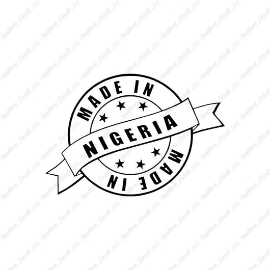 Made In Nigeria Stamp Logo