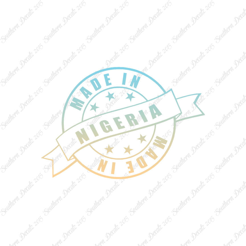 Made In Nigeria Stamp Logo