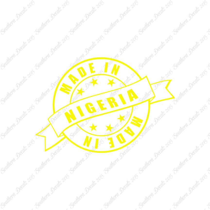 Made In Nigeria Stamp Logo