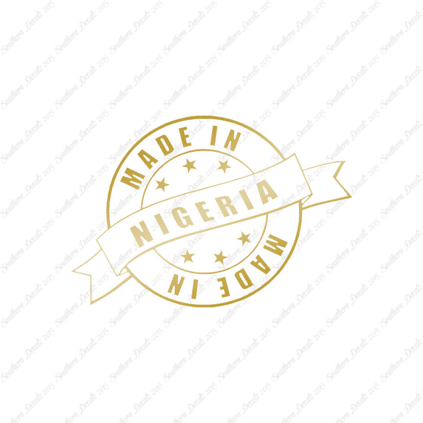 Made In Nigeria Stamp Logo