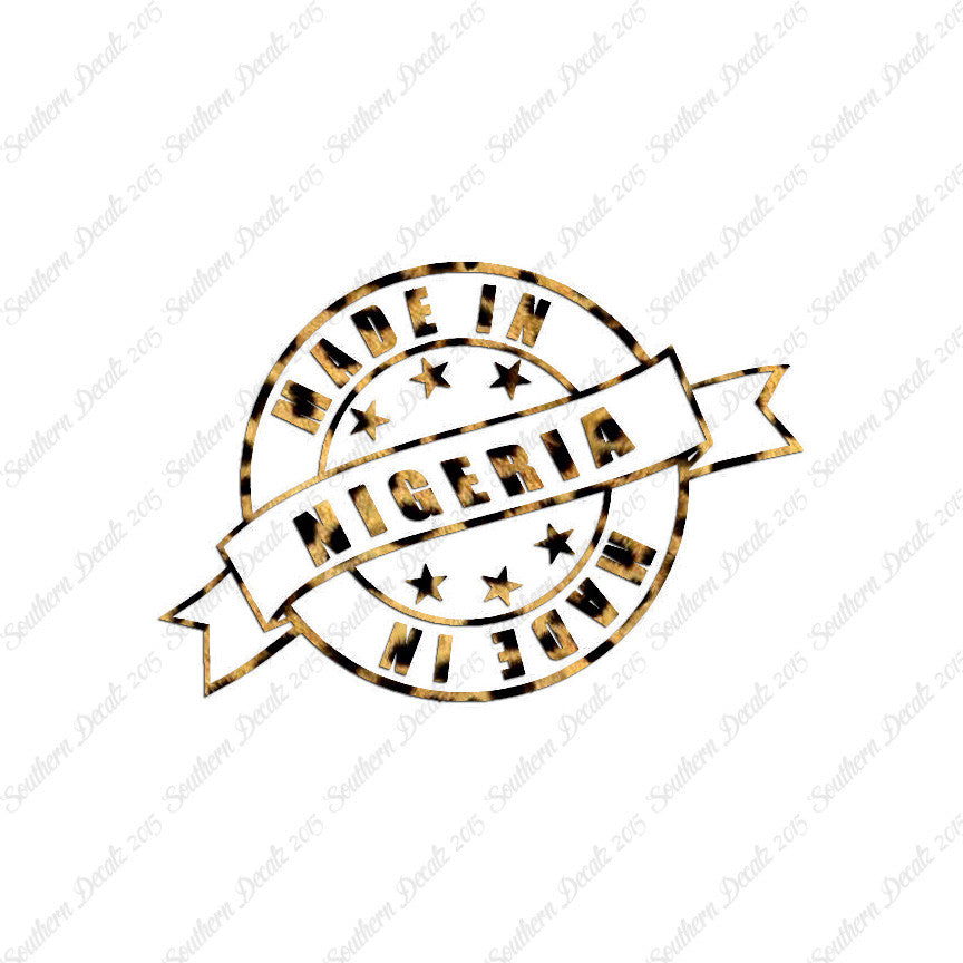 Made In Nigeria Stamp Logo