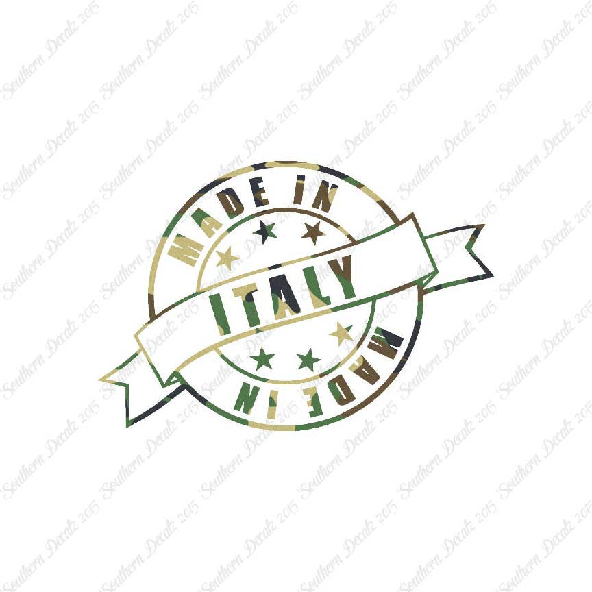 Made In Italy Stamp Logo