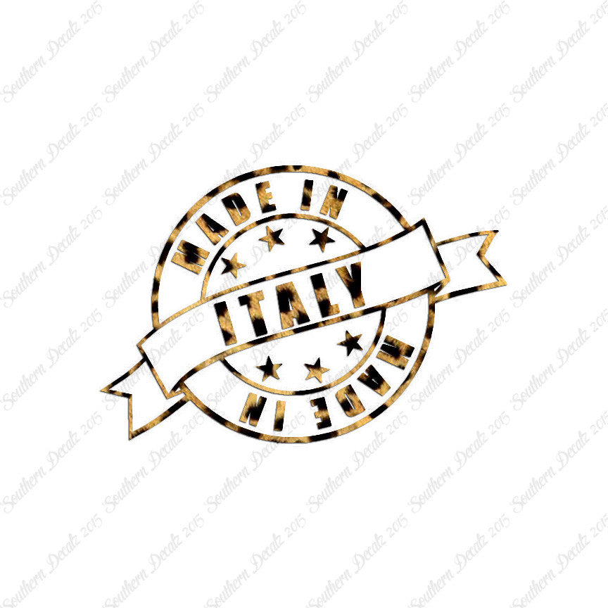 Made In Italy Stamp Logo