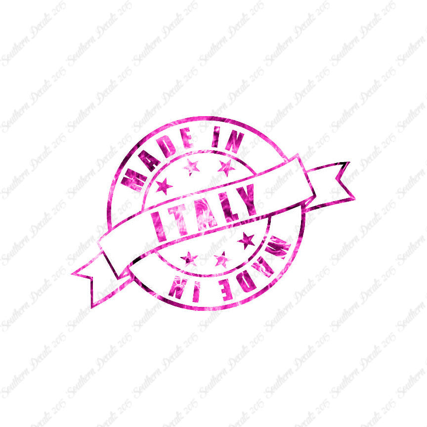 Made In Italy Stamp Logo