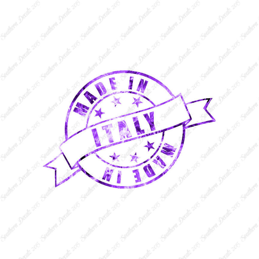 Made In Italy Stamp Logo