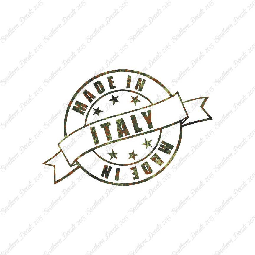 Made In Italy Stamp Logo