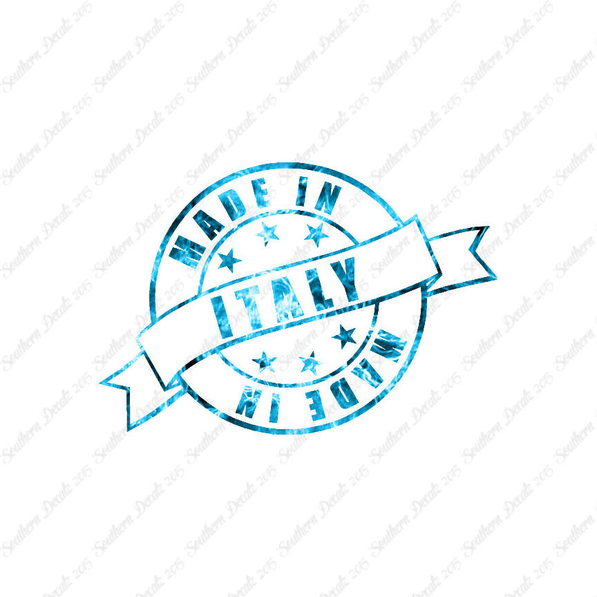 Made In Italy Stamp Logo