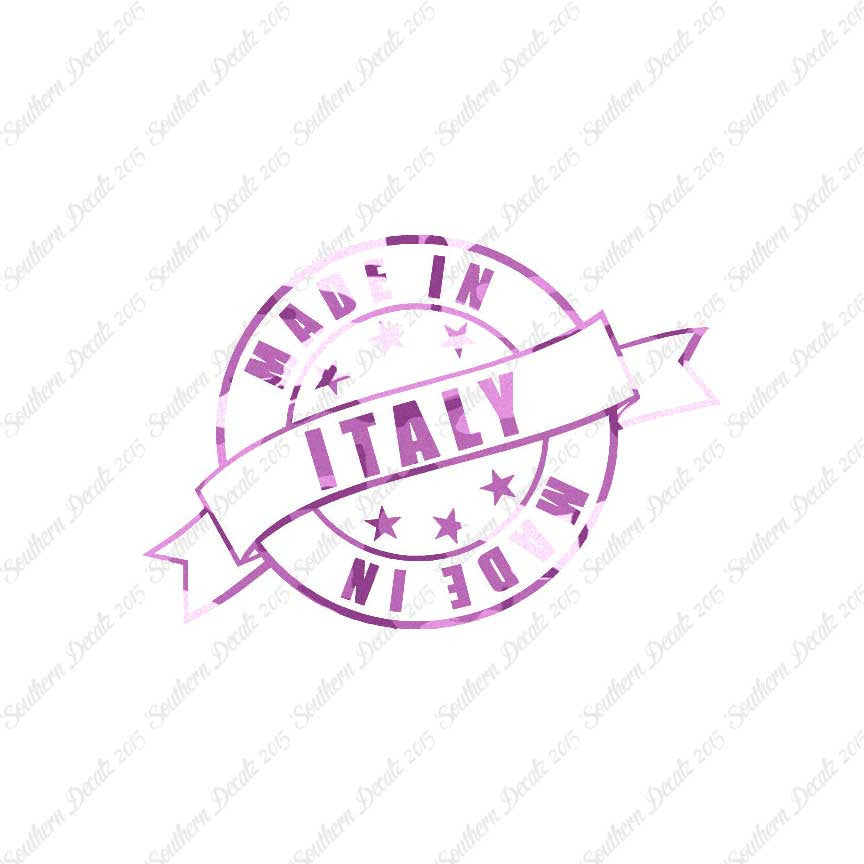 Made In Italy Stamp Logo