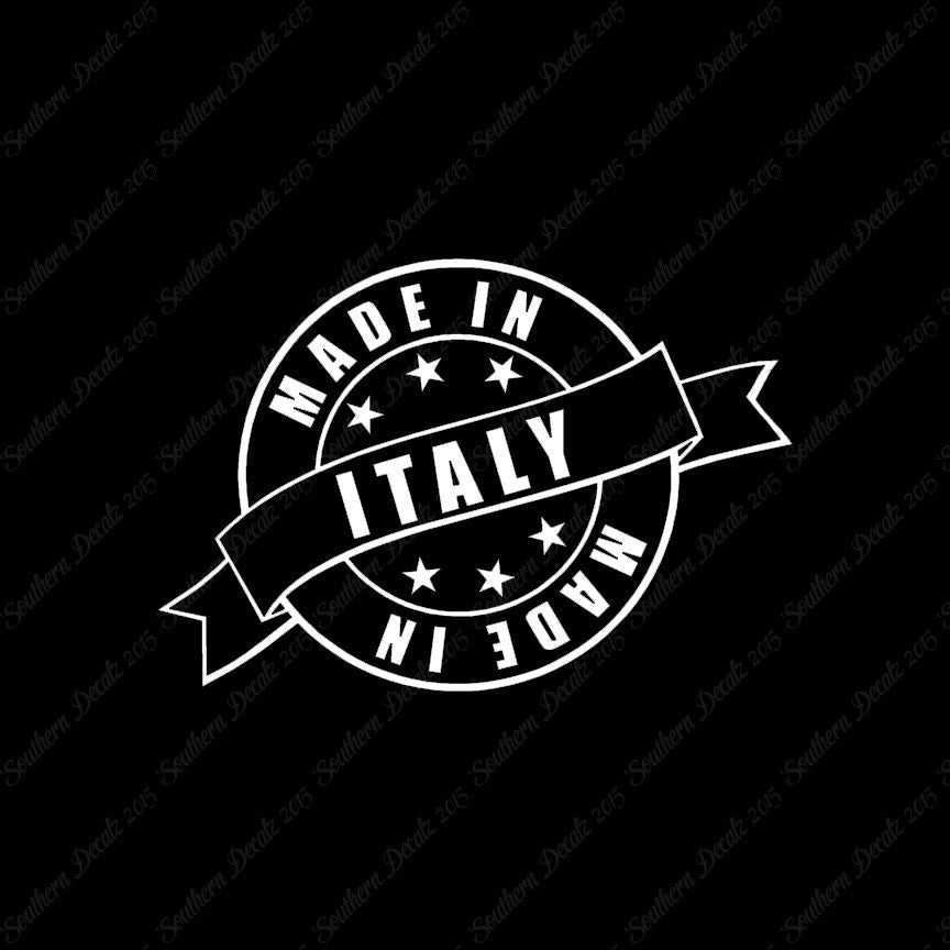 Made In Italy Stamp Logo