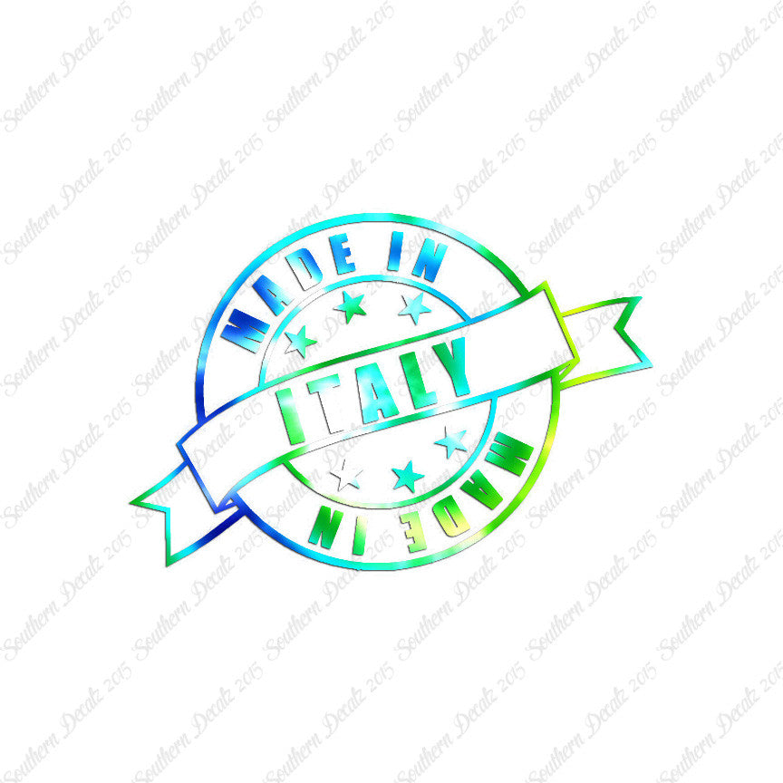 Made In Italy Stamp Logo